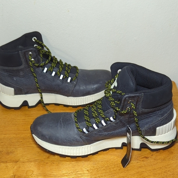 Sorel Mac Hill Mid Leather Hiking Boot Black Waterproof Outdoor Men\'s Size 7 main image 7